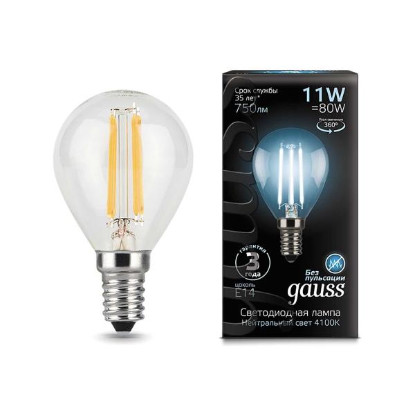 gauss-filament-shar-e14-11w-750lm-4100k-105801211