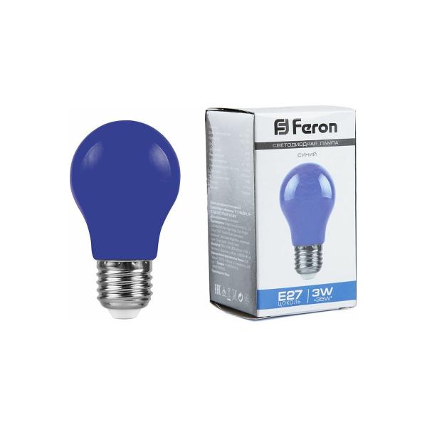 feron-3w-230v-e27-sinij-lb-375-25923