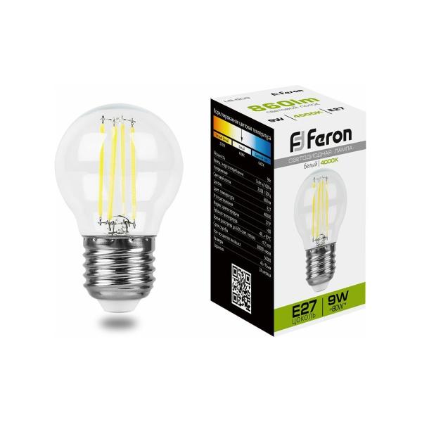 feron-9w-230v-e27-4000k-prozrachnaya-lb-509-38004