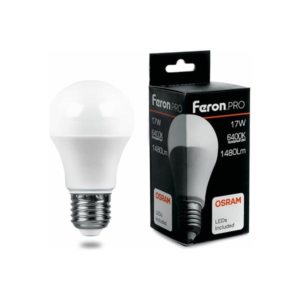 feron-pro-lb-1017-shar-e27-17w-6400k-osram-38040