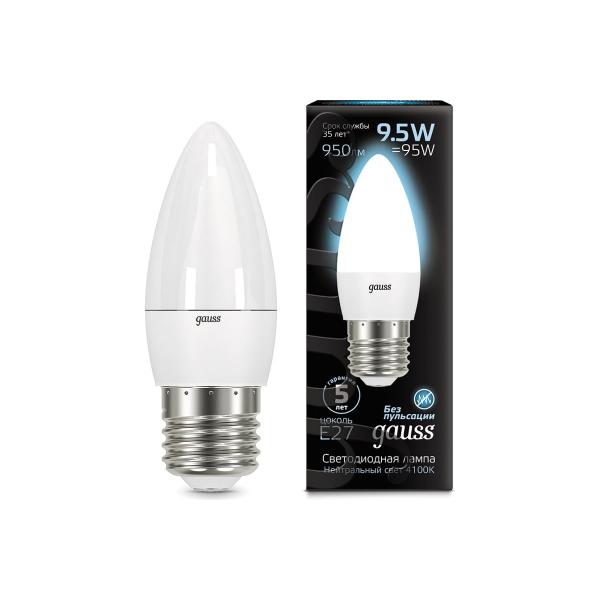 gauss-svecha-e27-9-5w-950lm-4100k-103102210