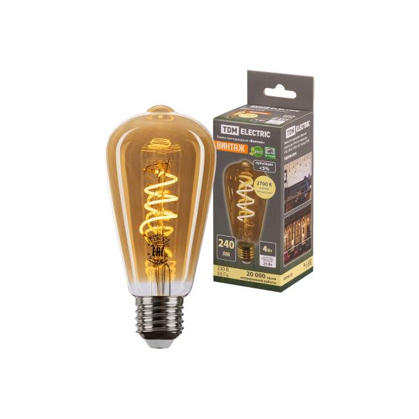 tdm-vintazh-zolotistaya-st64-so-spiralyu-4-vt-230-v-2700-k-e27-konus-sq0340-0344