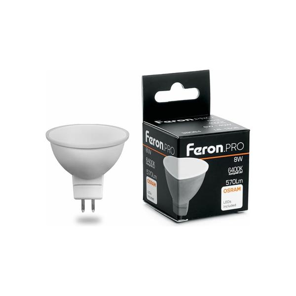 feron-pro-lb-1608-mr16-g5-3-8w-6400k-osram-38091