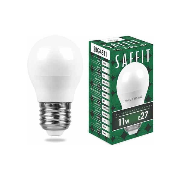 saffit-11w-230v-e27-2700k-sbg4511-55137