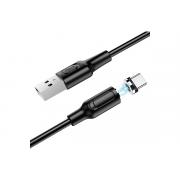 borofone-bx41-amiable-type-c-magnitnyj-1m-3a-pvc-blackyj-0l-00049996
