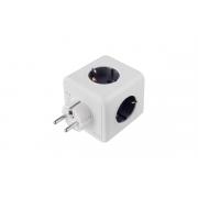 rocketsocket-cube-original-5-euro-16a-tsvet-seryj-gn1203