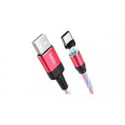 hoco-u90-ingenious-streamer-lightning-8-pin-magnitnyj-podstvetka-1m-tpe-krasnyj-0l-mg-wf322