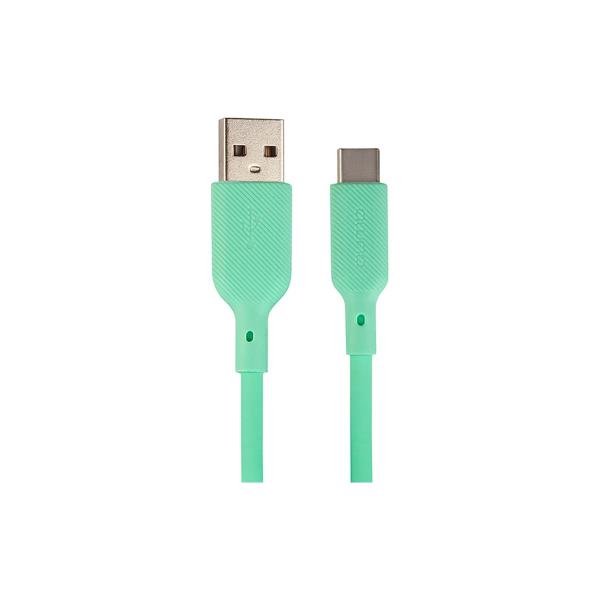 qumo-usb-a-na-type-c-silikonovyj-1m-3a-18w-zelenyj-32963