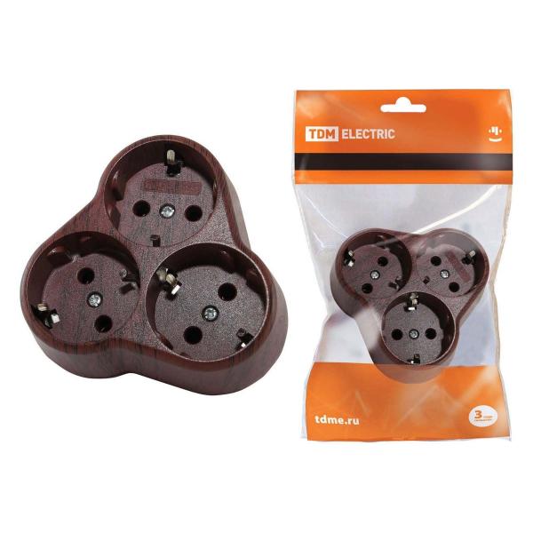 tdm-na-3-gnezda-2p-z-kruglyj-16a-250b-eko-buk-sq1806-0082