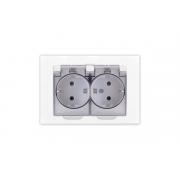 universal-seriya-afina-s-z-s-prozrachnoj-kryshkoj-s-u-16a-220v-belaya-evroslot-a0031