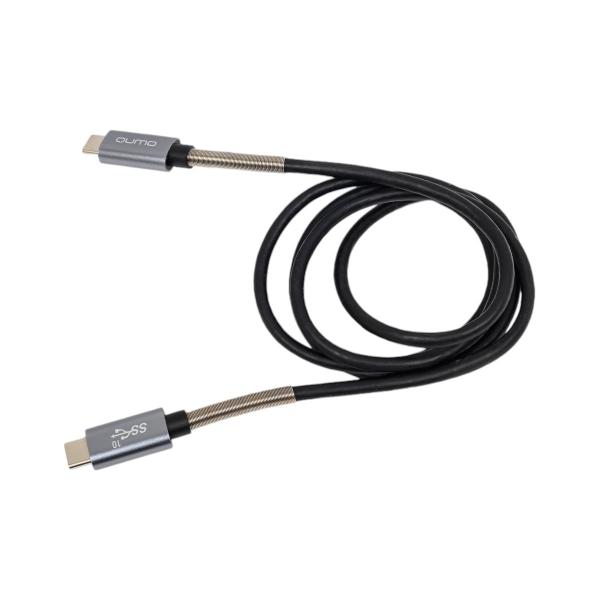 qumo-type-s-type-c-1m-5-20v-5a-100-vt-opletka-pvc-pruzhinka-u-konnektora-konnektor-pvc-blackyj-24092