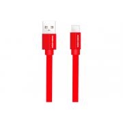 more-choice-usb-2-1a-type-c-ploskij-k20ar-nejlon-1m