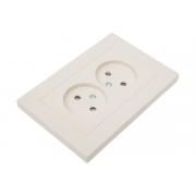 universal-seriya-afina-bez-zazemleniya-skrytoj-ustanovki-16a-220v-slonovaya-kost-ivory-evroslot-a0102-i