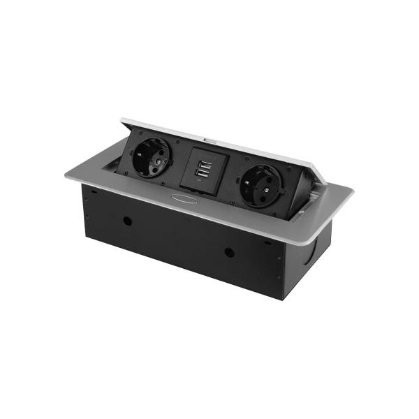 rocketsocket-2-euro-16a-2-usb-a-s-blokom-5v-2-1a-provodka-tsvet-seryj-shs018-s