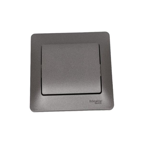 schneider-electric-glossa-grafit-sh-1-10ax-v-sbore-s-ramkoj-gsl001312