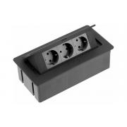 gtv-soft-3xschuko-vilka-provod-1-5m-blackyj-ae-pbsc3gs-20n