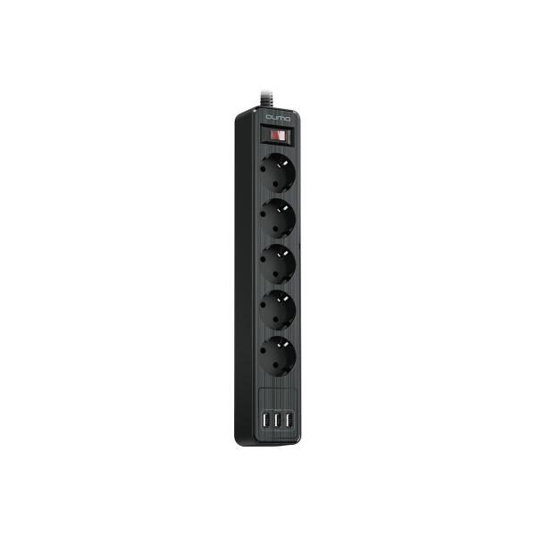 qumo-power-bar-5sp4u-p-0005-5-rozetok-2500-vt-10a-2m-3-mm-chistaya-med-pozharobezopasnyj-plastik-evrovilka-3-usb-porta-3-1a-summarno-42090