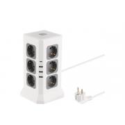 idealim-belaya-tower-12r-3usb-1typec-2m-white