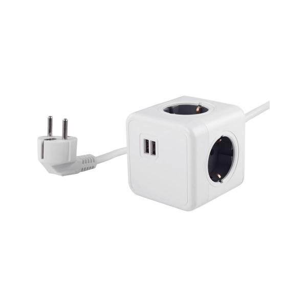 rocketsocket-cube-extended-4-euro-16a-2-usb-a-s-blokom-5v-2-1a-1-5-m-tsvet-seryj-gns1404